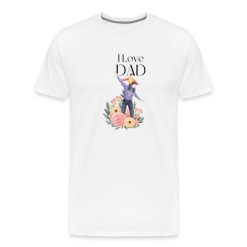 I love dad basic solid t-shirt