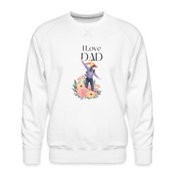 I Love Dad Basic Solid Sweater