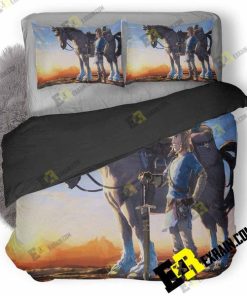 1 Year Anniversary The Legend Of Zelda Breath Of The Wild Rl3D Customized Duvet Cover Bedding Set