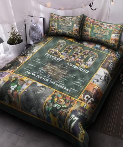 100th Green Bay Packers Quilt Bed Set