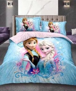 3d Disney Frozen Elsa Anna Princess Bedding Set Duvet Cover & Pillow Cases