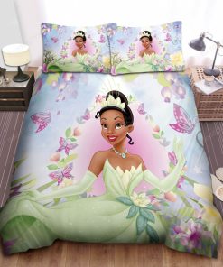 3d Tiana Princess Disney Cartoon Reversible Bedding Set Duvet Cover & Pillow Cases