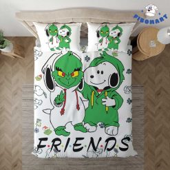 Friends Grinch And Snoopy Bedding Set