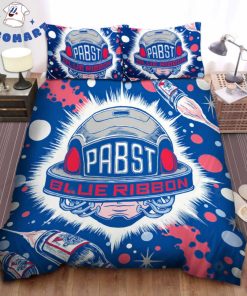 Pasbt Blue Ribbon Rocket Bottle Bedding Set