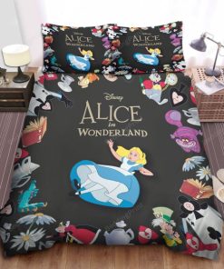 Alice In Wonderland, Disney Cartoon Bed Sheets Duvet Cover Bedding Sets