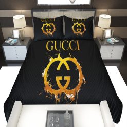 Art Gucci Logo Type 2303 Bedding Sets Luxury Ideas Bed Linen Hyperbeast Bedroom Covers Blankets Premium Fashion Brand Duvet Sheets