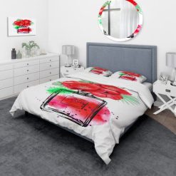 Best Chanel Red No.5 Perfume Bedroom Set