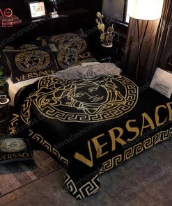 Black And Gold Versace Brands Bedding Sets Sheets Bed Linen Blankets Covers Duvet Bedroom Idea
