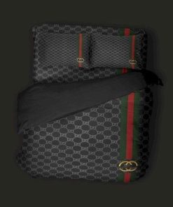 Black Classic The Gc Gucci Bedding Set Duvet Cover 3pcs