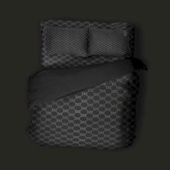 Black Classic The Gc Gucci Bedding Set Duvet Cover Version 2
