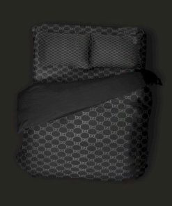 Black Classic The Gc Gucci Bedding Set Duvet Cover Version 2