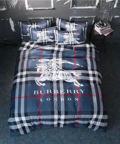 Burberry Logo Type 1195 Bedding Sets Premium Fashion Brand Luxury Ideas Bed Linen Sheets Hyperbeast Bedroom Covers Duvet Blankets