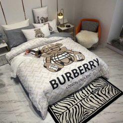 Burberry London Logo Type 3479 Bedding Sets Blankets Hyperbeast Bedroom Luxury Ideas Covers Duvet Premium Fashion Brand Sheets Bed Linen