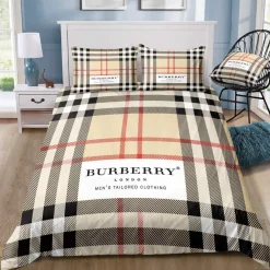 Burberry New Luxury Brand Bedding Sets Duvet Cover Set, For Home Best Luxury Bedding Sets