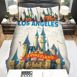 California Los Angeles Disneyland Bed Sheets Spread Comforter Duvet Cover Bedding Sets