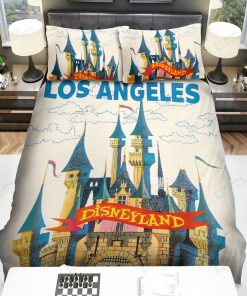 California Los Angeles Disneyland Bed Sheets Spread Comforter Duvet Cover Bedding Sets
