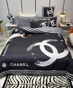 Chanel Bedding 3D Printed Bedding Sets Quilt Sets Duvet Cover Luxury Brand Bedding Decor Bedroom Sets Best Luxury Bedding Sets