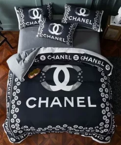 Chanel Black White 11 Bedding Sets Bedroom Sets Bedding Sets
