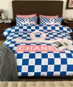 Chanel Caro Logo Bedding 3D Printed Bedding Sets Quilt Sets Duvet Cover Luxury Brand Bedding Decor Bedroom Sets Best Luxury Bedding Sets