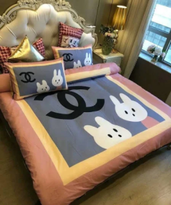 Chanel Cute Bunny Bedding Set