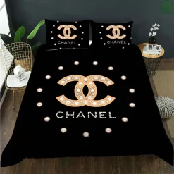 Chanel Diamond Light Luxury Brand High-End Bedding Set Bedding Sets