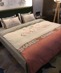 Chanel Hot Bedding 3D Printed Bedding Sets Quilt Sets Duvet Cover Luxury Brand Bedding Decor Bedroom Sets Best Luxury Bedding Sets