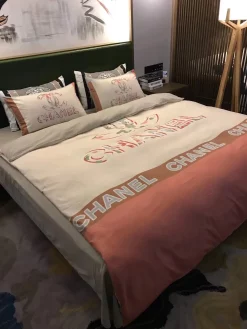 Chanel Hot Bedding 3D Printed Bedding Sets Quilt Sets Duvet Cover Luxury Brand Bedding Decor Bedroom Sets Best Luxury Bedding Sets