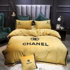 Chanel Luxury Bedding Sets Duvet Cover Bedroom Luxury Brand Bedding Bedroom 63