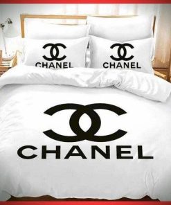 Chanel Luxury Bedding Sets Duvet Cover Bedroom Luxury Brand Bedding Bedroom 86