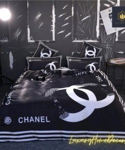 Chanel Luxury Bedding Sets Duvet Cover Bedroom Luxury Brand Bedding Bedroom 88