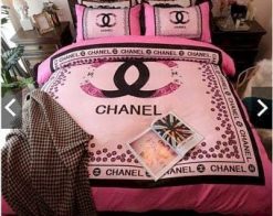 Chanel Luxury Bedding Sets Duvet Cover Bedroom Luxury Brand Bedding Bedroom 96