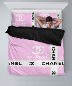 Chanel Pink Luxury Brand High-End Ations Bedding Sets Blankets Bed Linen Sheets Covers Bedroom Idea Duvet