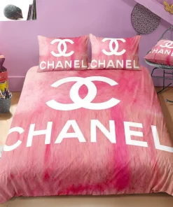Chanel Pink Luxury Brand High-End Bedding Set Home Decorations Bedding Sets