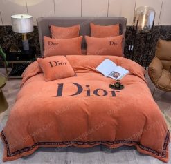 Christian Dior Logo Brands Bed Sheets Spread Comforter Duvet Cover Bedding Sets 1