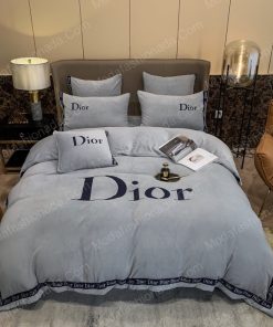Christian Dior Logo Luxury Brand Model 6 Bedding Set Home Decoration Bedding Sets