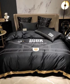 Christian Dior Luxury Brand High-End Bedding Sets, For Home Best Luxury Bedding Sets