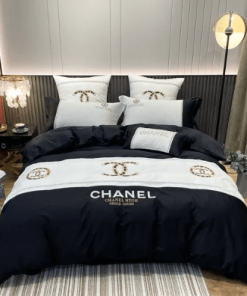 Coco Chanel Black And White Bedding Set