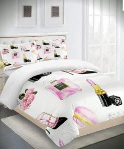 Coco Chanel Luxury Bedding Sets Duvet Cover Bedroom Luxury Brand Bedding Bedroom