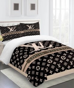 Comforter Sets Beige Brown Louis Vuitton Bedding Set Home Decoration Bedding Sets