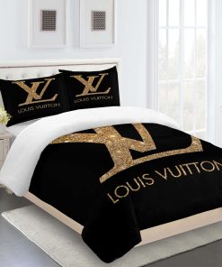 Comforter Sets Black Dark Beige Full Louis Vuitton Bedding Set Home Decoration Bedding Sets