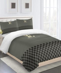 Comforter Sets Gray And Black Full Louis Vuitton Bedding Set Home Decoration Bedding Sets