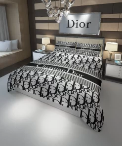 Dior Logo Luxury Brand Bedding Sets Duvet Cover Set, For Home Best Luxury Bedding Sets