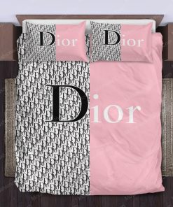 Dior Pink Bed Sheets Spread Comforter Duvet Cover Bedding Setss