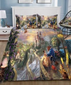Disney Beauty And The Beast Duvet Cover Bedding Set