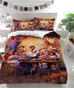 Disney Coco Family Custom Bedding Set Duvet Cover
