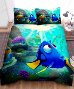 Disney Finding Dory Infinitive Playset Promo Art Bed Sheets Spread Comforter Duvet Cover Bedding Sets