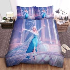 Disney Frozen Elsa In Her Own Ice Castle Bed Sheets Duvet Cover Bedding Sets