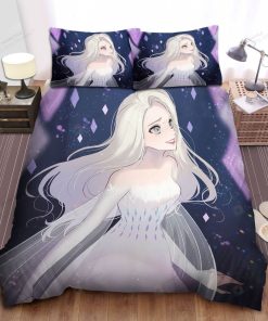 Disney Frozen Elsa In Modern Style Art Bed Sheets Spread Comforter Duvet Cover Bedding Sets