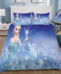 Disney Frozen Elsa The Beautiful Queen #32 Duvet Cover Bedding Set