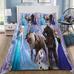 Disney Frozen Main Characters 17 Duvet Cover Bedding Set